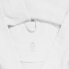 Accappatoio Con Cappuccio E Tasche In Spugna Mod. Joy Tinta Unita Bianco 59 ACCAPPATOIO JOY BIANCO DETT 2