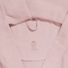 Accappatoio Con Cappuccio E Tasche In Spugna Mod. Joy Tinta Unita Rosa 59 ACCAPPATOIO JOY FRAGOLA DETT 2