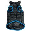Cappottino Nero Invernale Vestito Imbottito Giacca Per Cani Jacket Varie Taglie 23 CAPPOTTINO JACKET 1