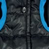 Cappottino Nero Invernale Vestito Imbottito Giacca Per Cani Jacket Varie Taglie 24 CAPPOTTINO JACKET DETT