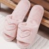 Ciabatte Pantofole Invernali In Morbida Ecopelliccia Modello Lovely Con Cuori 48 CIABATTE LOVELY