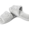 Ciabatte Pantofole Invernali In Morbida Ecopelliccia Modello Lovely Con Cuori 47 CIABATTE LOVELY GRIGIO