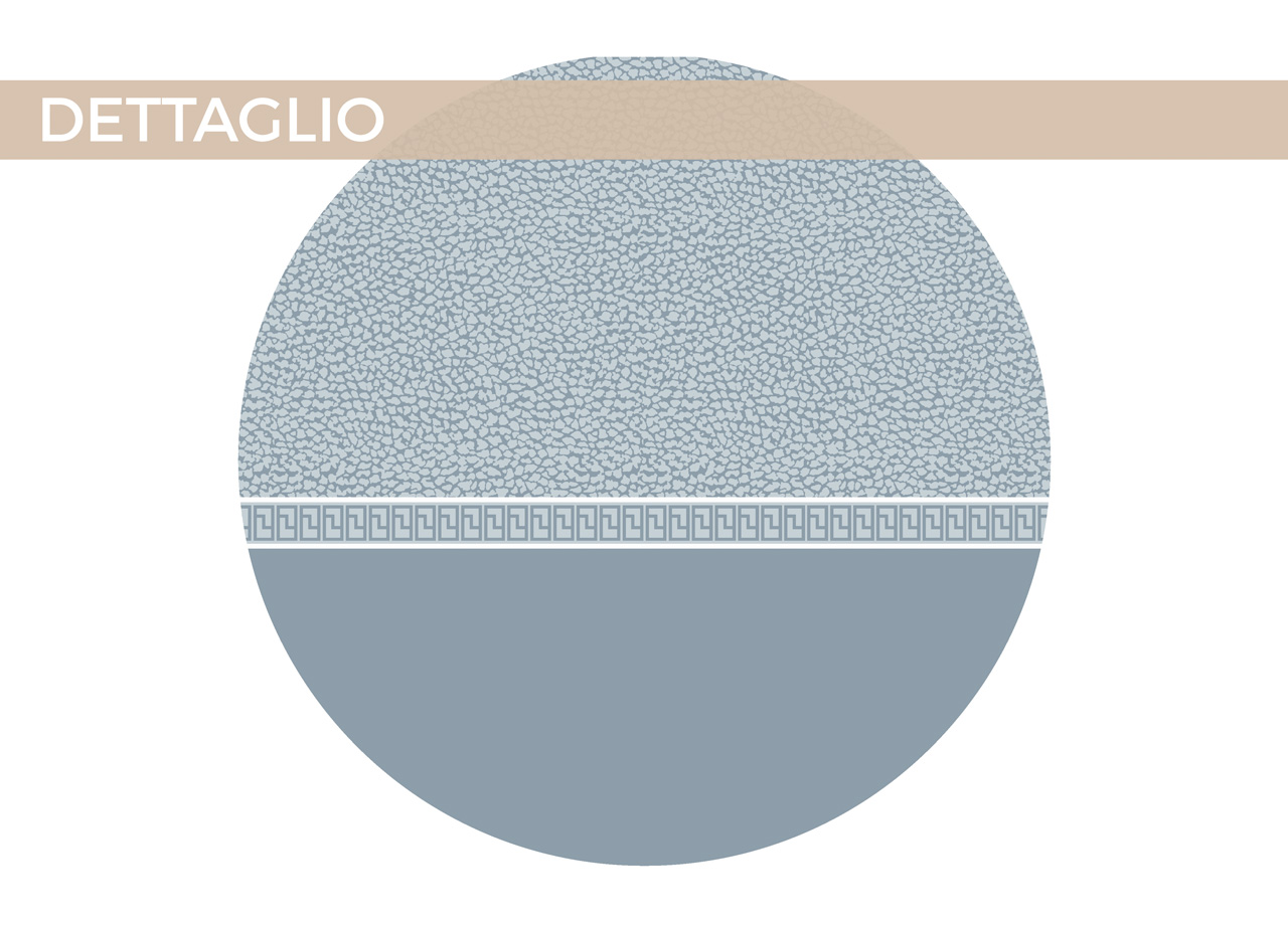 Completo Lenzuola In Morbida Flanella Made Italy Disegni Vari Modello C.N. 11 COMPLETO FLANELLA BORBONSTYLE GRIGIO DET