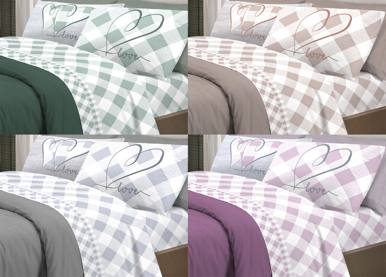 COPERTINA LENZUOLA LOVELY CHECK