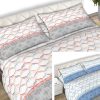 Completo Lenzuola 100% Cotone Made Italy Fantasia Nest C.N. 46 COPERTINA SET LENZUOLA NEST