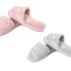 Ciabatte Pantofole Invernali In Morbida Ecopelliccia Modello Lovely Con Cuori 46 COPERTINE CIABATTE LOVELY