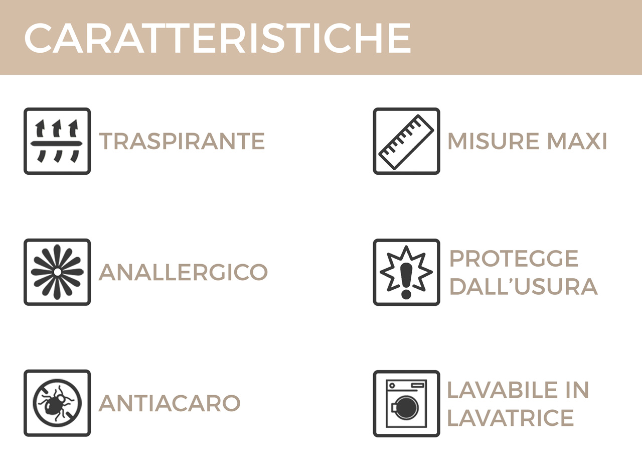 COPRIDIVANO FANNY CARATTERISTICHE