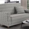 Copridivano Antimacchia Elasticizzato Divano Penisola Angolare Componibile Fantasy 3587 COPRIDIVANO FANTASY GRIGIO