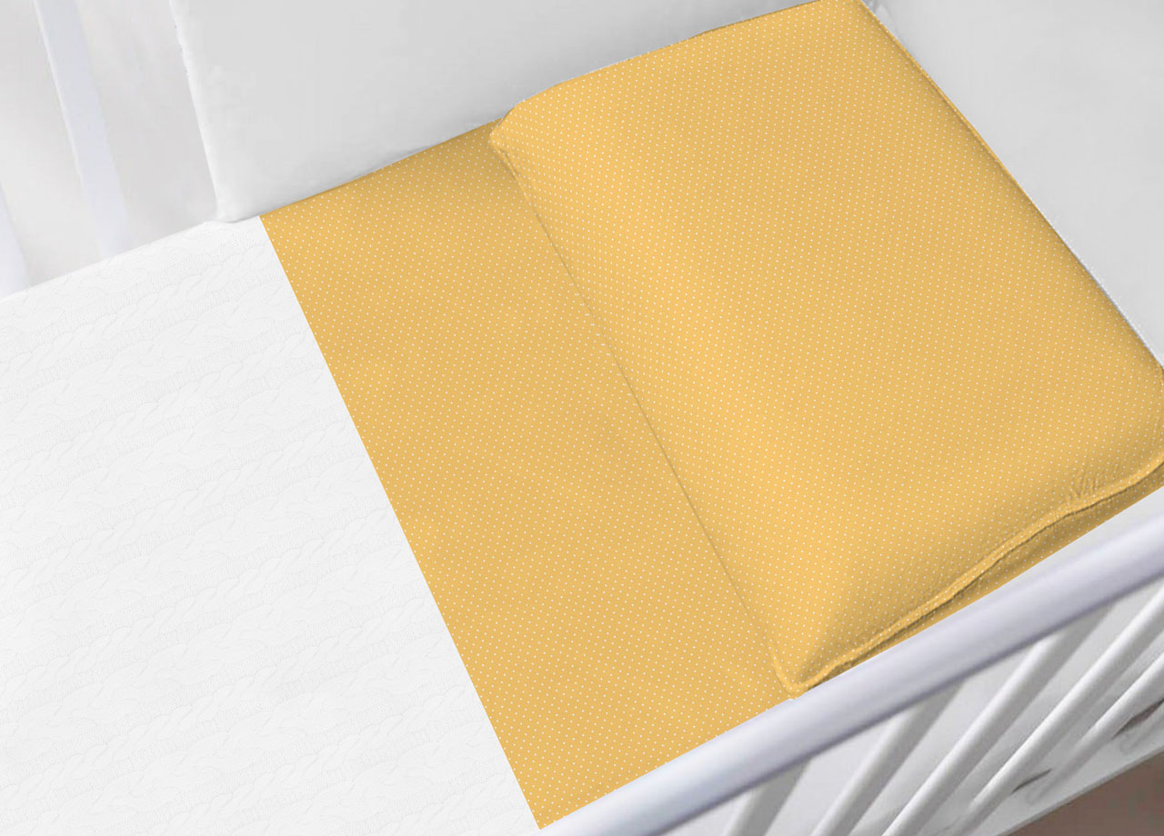 CORDONETTO E FEDERA POIS LETTINO GIALLO