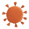Cuscino Arredo Decorativo Imbottito Velluto Tinta Unita Rotondo Sunshine 92 CUSCINO SUNSHINE ARANCIO