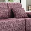 Copridivano Antimacchia Elasticizzato Divano Penisola Angolare Componibile Fantasy 3585 DETTAGLIO COPRIDIVANO PENISOLA FANTASY BORDEAUX