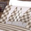 Completo Lenzuola Flanella Pensieri Delicati 100% Cotone Disegno Canada 19 DETT 2 LENZ FLANELLA CANADA BEEIGE