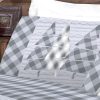 Completo Lenzuola Flanella Pensieri Delicati 100% Cotone Disegno Canada 25 DETT 2 LENZ FLANELLA CANADA GRIGIO