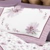 Completo Lenzuola Letto Flanella Calda 100% Cotone Disegno Fiori 8284 89 DETT LENZ 8284 ROSA