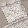 Completo Lenzuola In Morbida Flanella Made Italy Disegni Vari Modello C.N. 73 DETT LENZ CRACK BEIGE