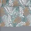 Completo Lenzuola In 100% Cotone Made Italy Disegno Foglie Botanico 79 DETT LENZ FOGLIA