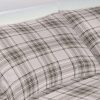 Completo Lenzuola In 100% Cotone Made In Italy Dis Scozzese Kilt 157 DETT LENZ KILT BEIGE
