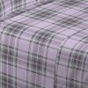 Completo Lenzuola In 100% Cotone Made In Italy Dis Scozzese Kilt 165 DETT LENZ KILT LILLA 2