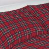 Completo Lenzuola In 100% Cotone Made In Italy Dis Scozzese Kilt G.I 80 DETT LENZ SCOZZESE 2
