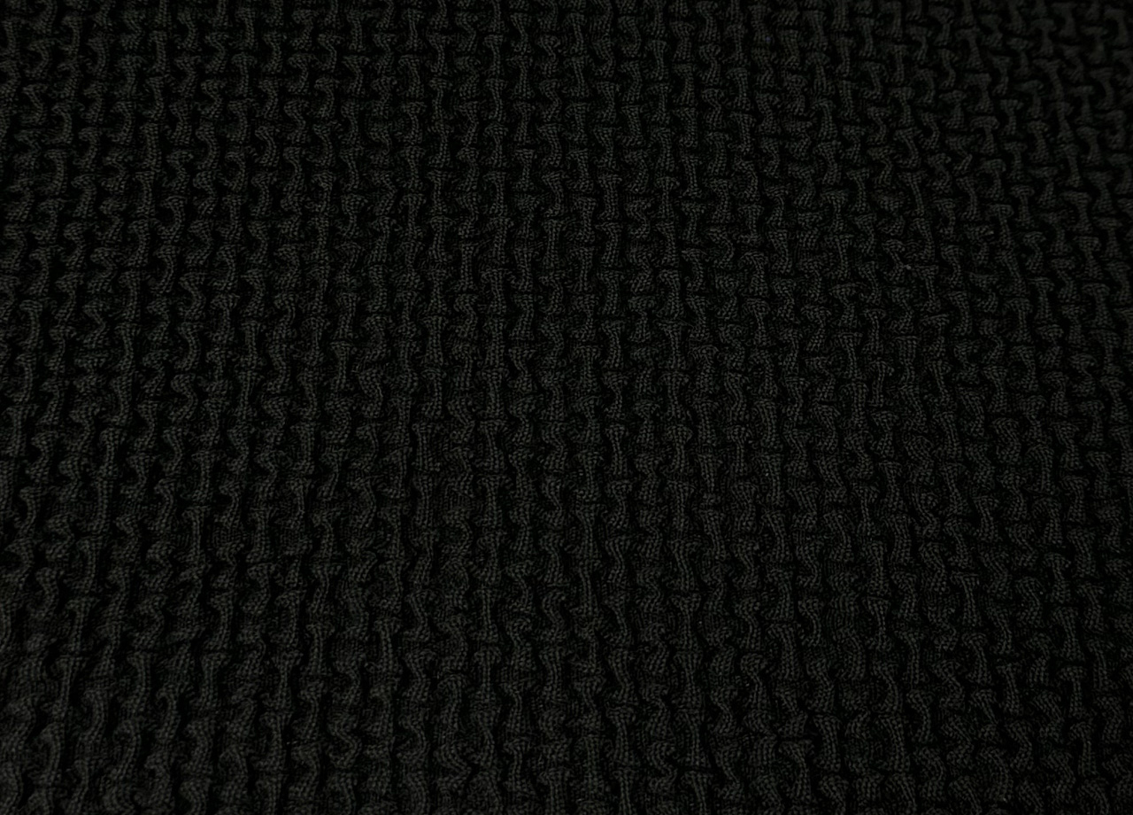 Copridivano Con Penisola Chaise Longue Tinta Unita Nero Mod Capri 43 DETT TESS CAPRI NERO