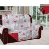 Copridivano E Copripoltrona Trapuntato Reversibile Modello Kino Colore Bordeaux 78 DIV 2P KINO BORDEAUX 2