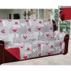 Copridivano E Copripoltrona Trapuntato Reversibile Modello Kino Colore Bordeaux 83 DIV 3P KINO BORDEAUX 2