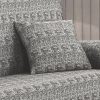Copridivano Antimacchia Elasticizzato Divano Penisola Angolare Componibile Fantasy 3592 FEDERA FANTASY GRIGIO