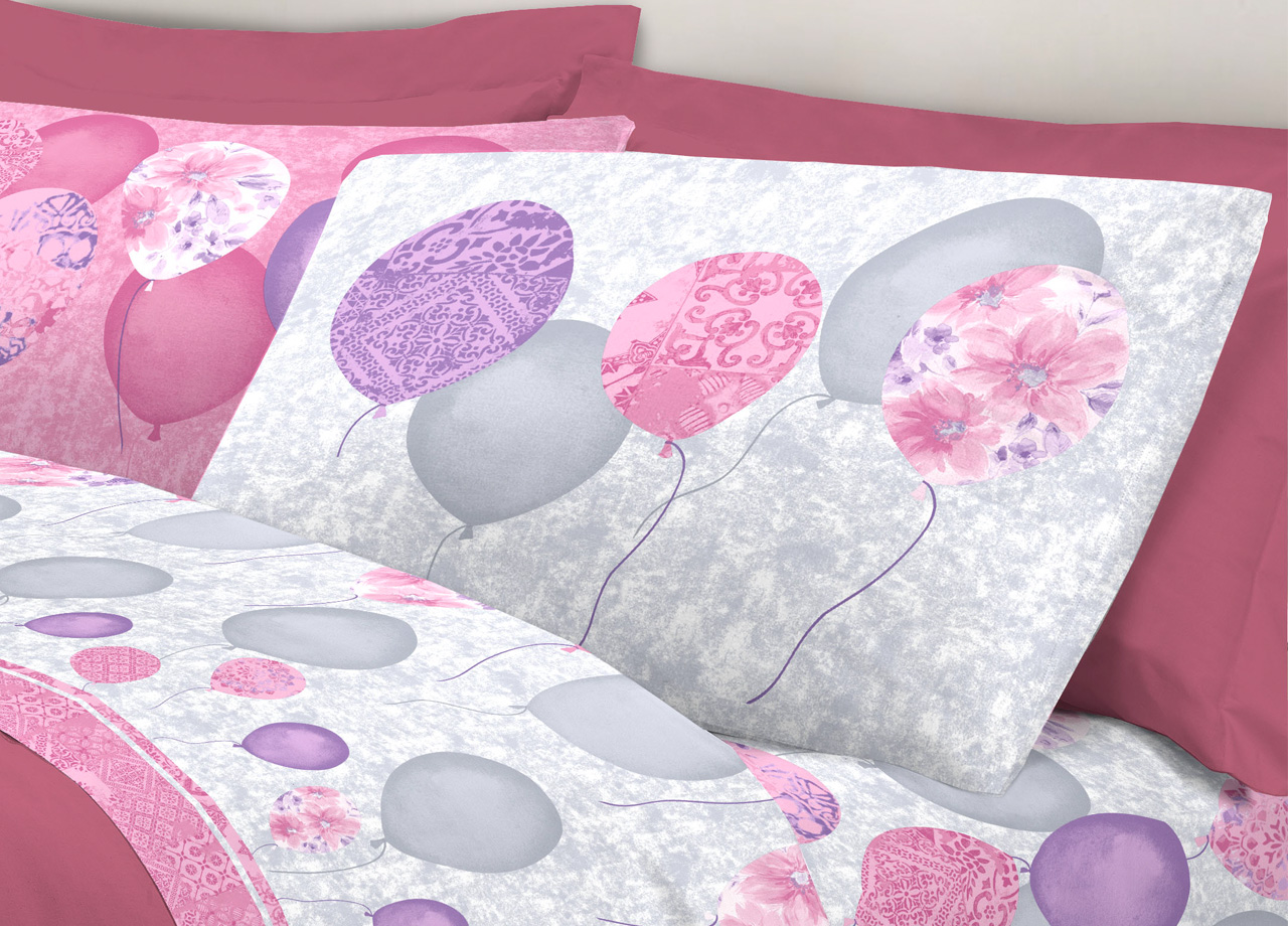 LENZUOLA PALLONCINI ROSA DETT1