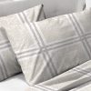 LENZUOLA TARTAN BEIGE DETTAGLIO 1