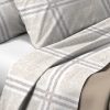 LENZUOLA TARTAN BEIGE DETTAGLIO 2