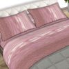 Completo Lenzuola Letto Matrimoniale 100% Cotone Made Italy Dis. Swing CN 34 LENZ SWING MATTONE