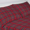 Completo Lenzuola In 100% Cotone Made In Italy Dis Scozzese Kilt G.I 78 LEN GIP SCOZZESE
