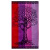 Telo Mare Jacquard Spugna Asciugamano Spiaggia Disegno Life Tree 85 LIFE TREE VIOLA