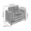 Copridivano Antimacchia Elasticizzato Divano Penisola Angolare Componibile Fantasy 3576 PERFETTO FANTASY POLT