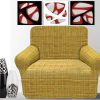 Copridivano In Tessuto Jacquard Elasticizzato Ottima Vestibilità Modello Otello 27 POLTRONA GRANADA GIALLO