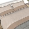 Completo Lenzuola In 100% Cotone Fantasia Borbon 29 SET LENZUOLA BORBON BEIGE