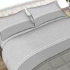 Completo Lenzuola In 100% Cotone Fantasia Borbon 34 SET LENZUOLA BORBON GRIGIO