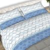 Completo Lenzuola 100% Cotone Made Italy Fantasia Nest C.N. 47 SET LENZUOLA NEST AZZURRO