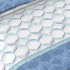 Completo Lenzuola 100% Cotone Made Italy Fantasia Nest C.N. 48 SET LENZUOLA NEST AZZURRO DETT