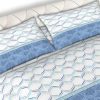 Completo Lenzuola 100% Cotone Made Italy Fantasia Nest C.N. 49 SET LENZUOLA NEST AZZURRO DETT2