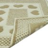 Tappeto Bagno Doccia Spugna Tappetino Assorbente Cotone Pelo Corto Mod. Love O.B 128 TAP LOVE BEIGE RETRO DETT