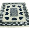 Tappeto Bagno Doccia Spugna Tappetino Assorbente Cotone Pelo Corto Mod. Love O.B 132 TAP LOVE BLU