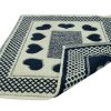 Tappeto Bagno Doccia Spugna Tappetino Assorbente Cotone Pelo Corto Mod. Love O.B 134 TAP LOVE BLU RETRO