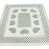 Tappeto Bagno Doccia Spugna Tappetino Assorbente Cotone Pelo Corto Mod. Love O.B 139 TAP LOVE GRIGIO