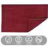 Tappeto Bagno Doccia Spugna Tinta Unita Torino Tappetino Super Assorbente In Cotone Pelo Corto Con Greca 7328 TAP TORINOO BORDEAUX CARATTERISTICHE