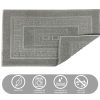 Tappeto Bagno Doccia Spugna Tinta Unita Torino Tappetino Super Assorbente In Cotone Pelo Corto Con Greca 7338 TAP TORINOO GRIGIO CARATTERISTICHE
