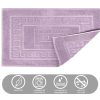 Tappeto Bagno Doccia Spugna Tinta Unita Torino Tappetino Super Assorbente In Cotone Pelo Corto Con Greca 7348 TAP TORINOO LILLA CARATTERISTICHE