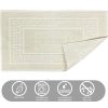 Tappeto Bagno Doccia Spugna Tinta Unita Torino Tappetino Super Assorbente In Cotone Pelo Corto Con Greca 7358 TAP TORINOO PANNA CARATTERISTICHE