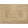 Tappeto Bagno Doccia Spugna Tinta Unita Torino Tappetino Super Assorbente In Cotone Pelo Corto Con Greca 7294 TAP TORINOO TORTORA