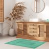 Tappeto Bagno Doccia Spugna Tinta Unita Torino Tappetino Super Assorbente In Cotone Pelo Corto Con Greca 7388 TAP TORINOO VERDE AMBIENT